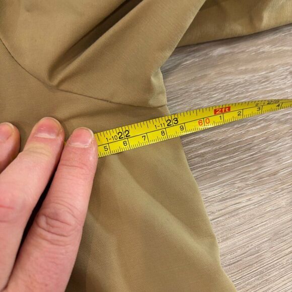 ZARA Cotton Tan trench coat with removable Hood sz M/L - Picture 14 of 14